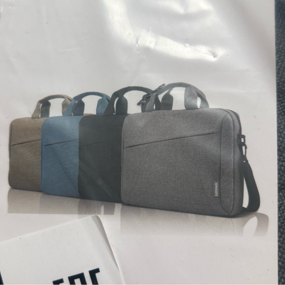 Lenovo Gray Professional Laptop Bag with Sleek Design